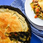 Recipe of the Week - Skillet Chicken Pot Pie With Winter Squash And Kale