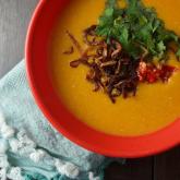 Thai Butternut Squash Peanut Soup